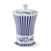 Spode Blue Italian Steccato Mini Vase- Vases