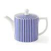 Spode Blue Italian Steccato Teapot- Teapots