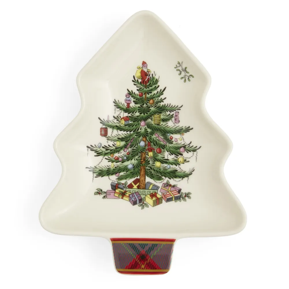 Spode Christmas Tree Tartan Spoon Rest- Kitchen Tools