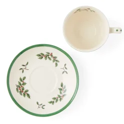 Spode Christmas Tree Teacup & Saucer- Teacups & Saucers