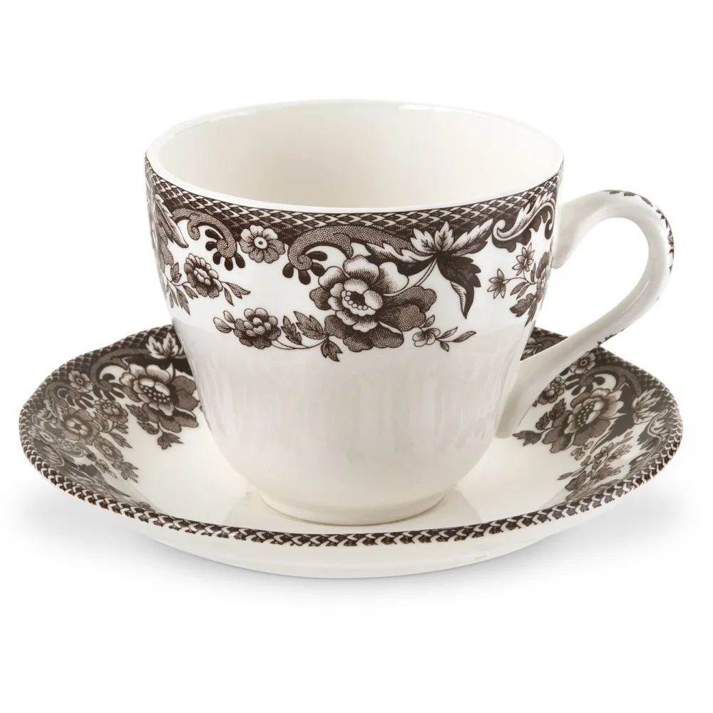 Spode Delamere Teacup & Saucer- Teacups & Saucers