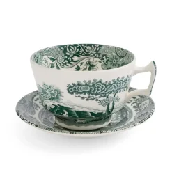Spode Green Italian Breakfast Cup & Saucer- Teacups & Saucers