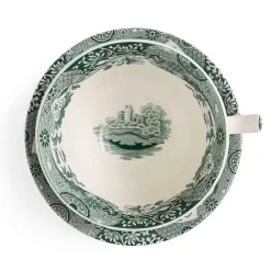 Spode Green Italian Breakfast Cup & Saucer- Teacups & Saucers