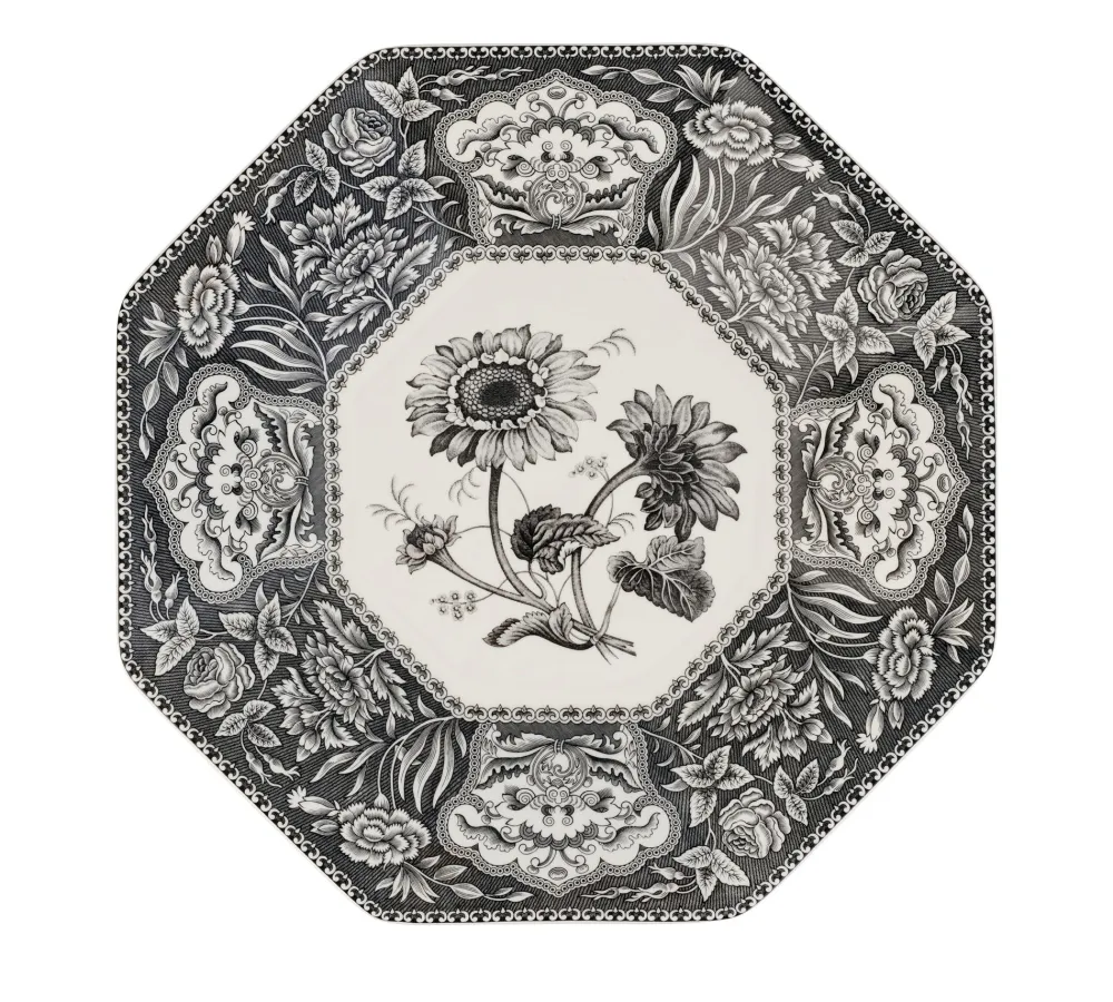 Spode Heritage Octagonal Platter (Floral)- Home Accents