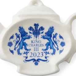 Spode King's Coronation Tea Tidy- King Charles Iii|Tea Bag Holders & Squeezers