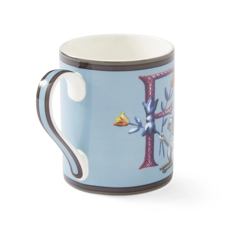 Spode Kit Kemp Alphabet Mug F- Assorted Mugs