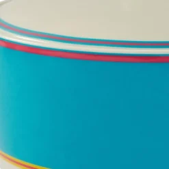 Spode Kit Kemp Calypso Turquoise Covered Sugar Bowl- Creamers & Sugar Bowls