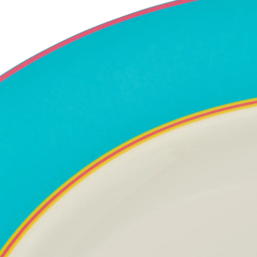 Spode Kit Kemp Calypso Turquoise Charger Serving Plate- Serving Plates