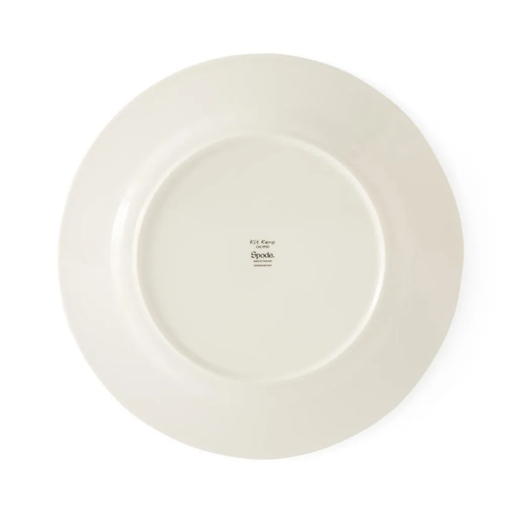 Spode Kit Kemp Calypso Turquoise Charger Serving Plate- Serving Plates