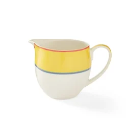 Spode Kit Kemp Calypso Yellow Cream Jug 12oz- Creamers & Sugar Bowls