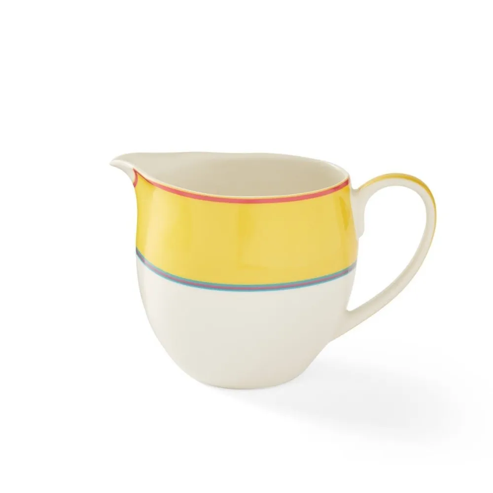 Spode Kit Kemp Calypso Yellow Cream Jug 12oz- Creamers & Sugar Bowls
