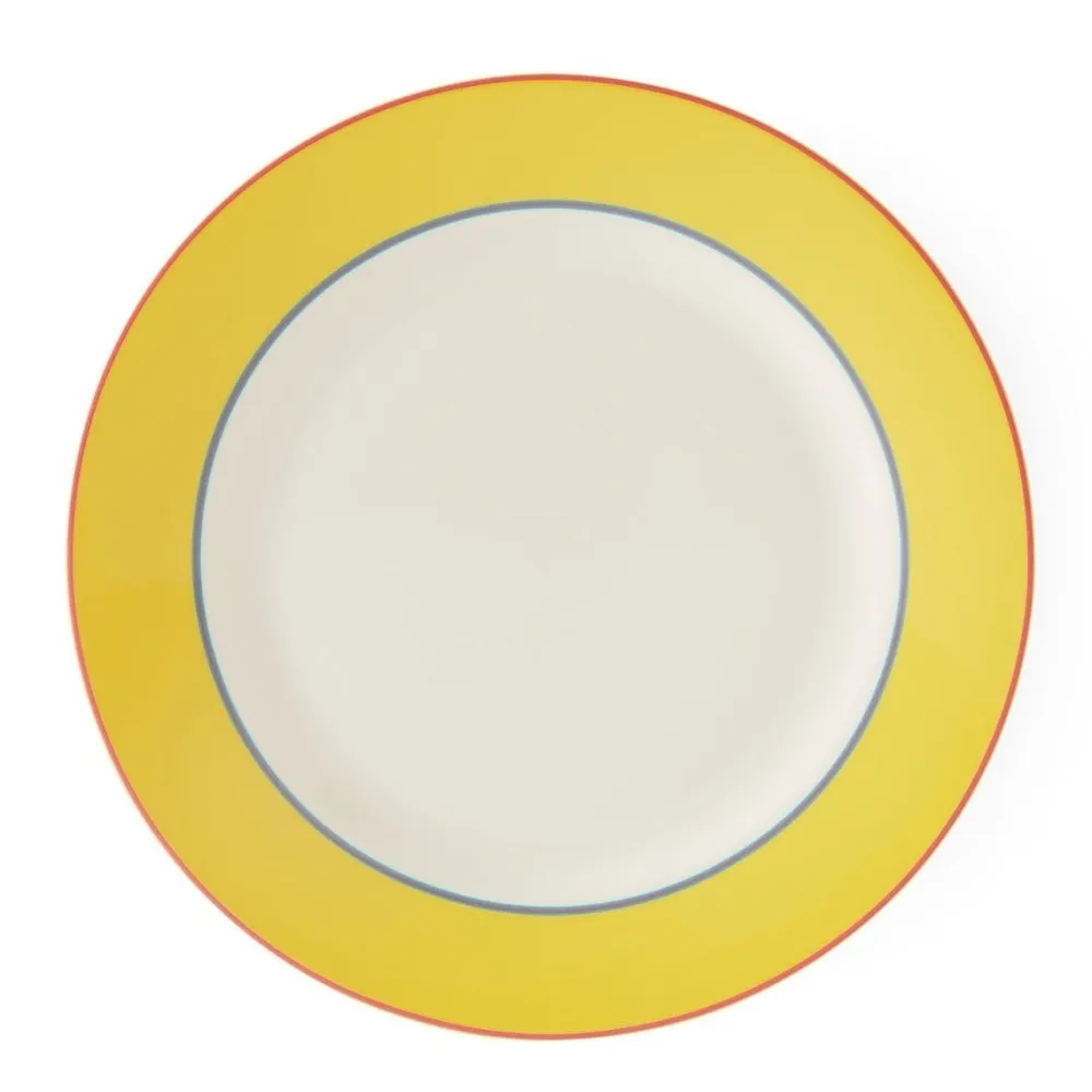 Spode Kit Kemp Calypso Yellow Charger Serving Plate- Serving Plates