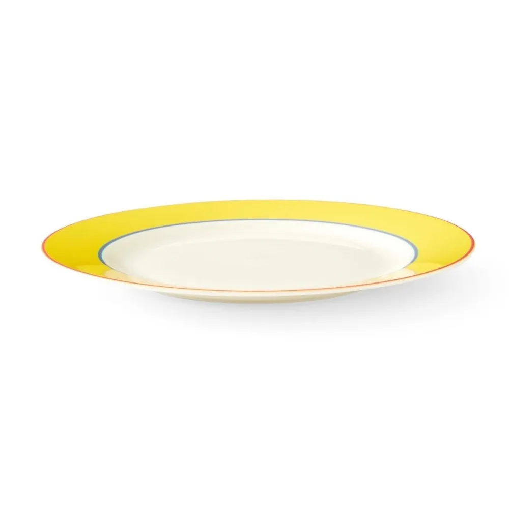 Spode Kit Kemp Calypso Yellow Charger Serving Plate- Serving Plates