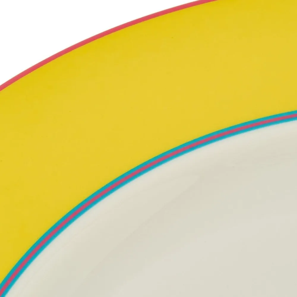Spode Kit Kemp Calypso Yellow Charger Serving Plate- Serving Plates