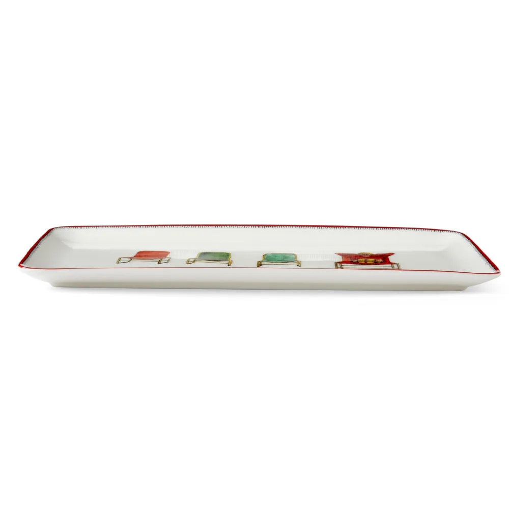 Spode Kit Kemp Doodles Sandwich Platter- Serving Plates