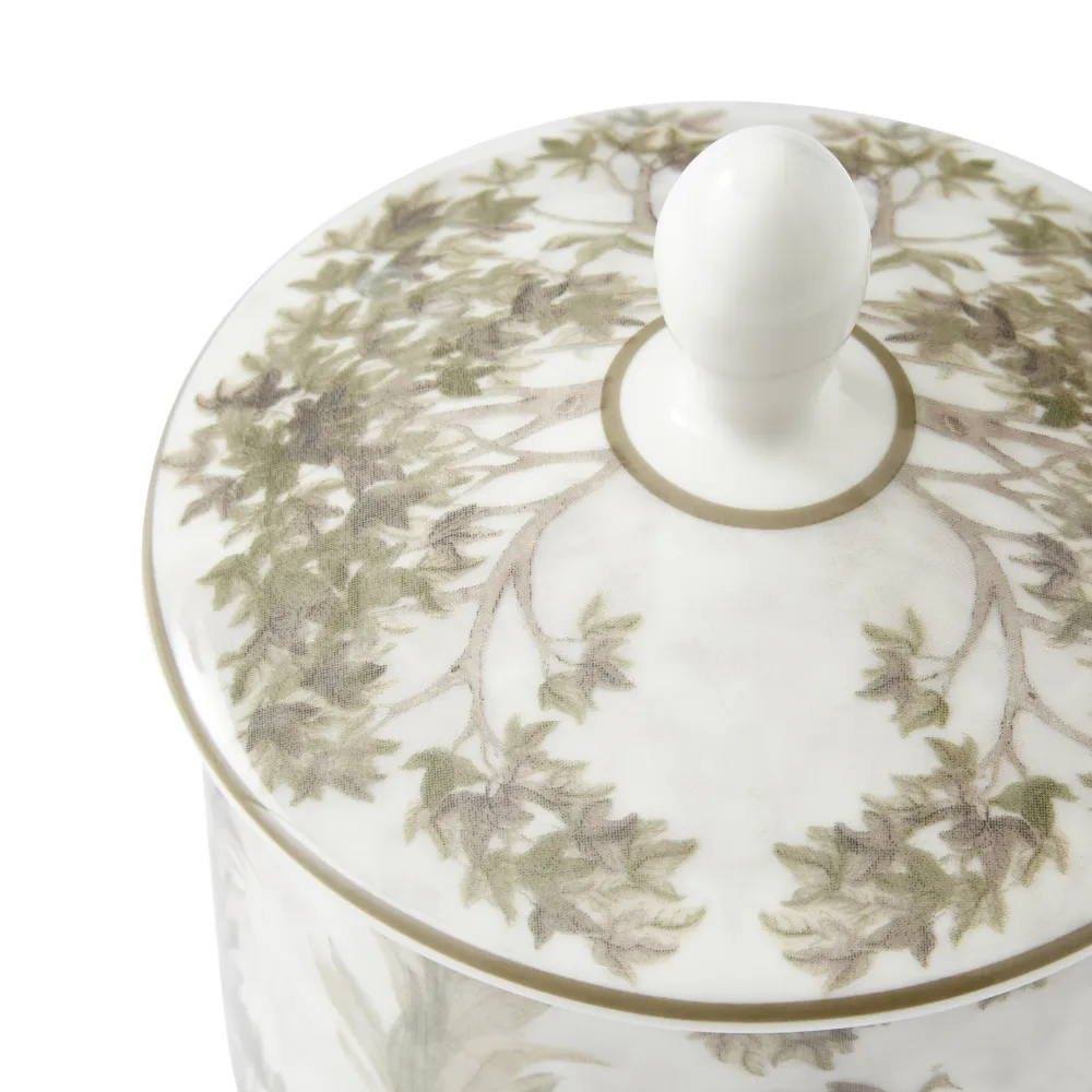 Spode Kit Kemp Tall Trees Covered Sugar- Creamers & Sugar Bowls