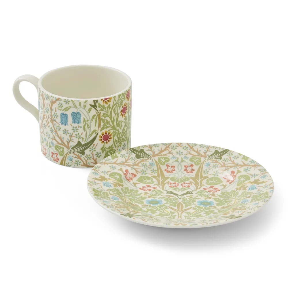 Spode Morris & Co. Blackthorn Teacup & Saucer- Teacups & Saucers