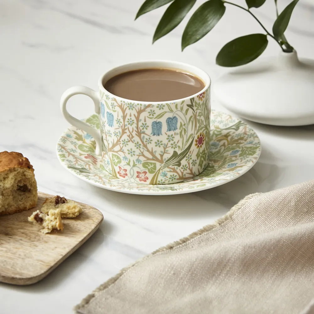 Spode Morris & Co. Blackthorn Teacup & Saucer- Teacups & Saucers