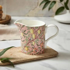 Spode Morris & Co. Fruit Milk Jug- Creamers & Sugar Bowls