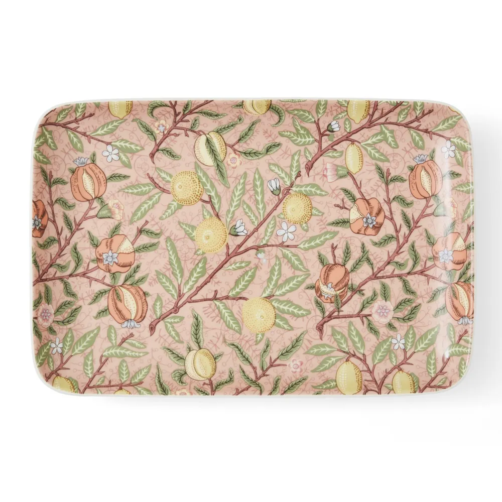 Spode Morris & Co. Fruit Sandwich Tray- Trays|Tea Trays