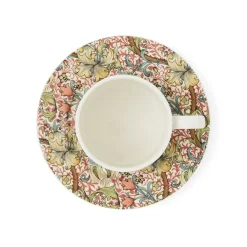 Spode Morris & Co. Golden Lily Teacup & Saucer- Teacups & Saucers