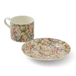 Spode Morris & Co. Golden Lily Teacup & Saucer- Teacups & Saucers