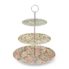 Spode Morris & Co. 3-Tier Cake Stand- Serving Plates