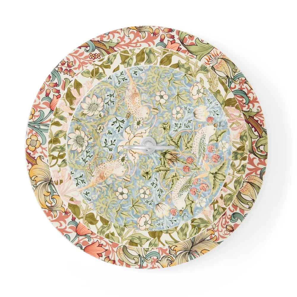Spode Morris & Co. 3-Tier Cake Stand- Serving Plates