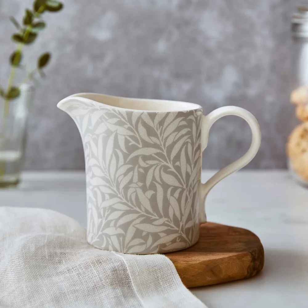 Spode Pure Morris Willow Bough Cream Jug- Creamers & Sugar Bowls