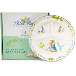 Spring Leaves Toddler Plate- Children's Tabletop|Toys