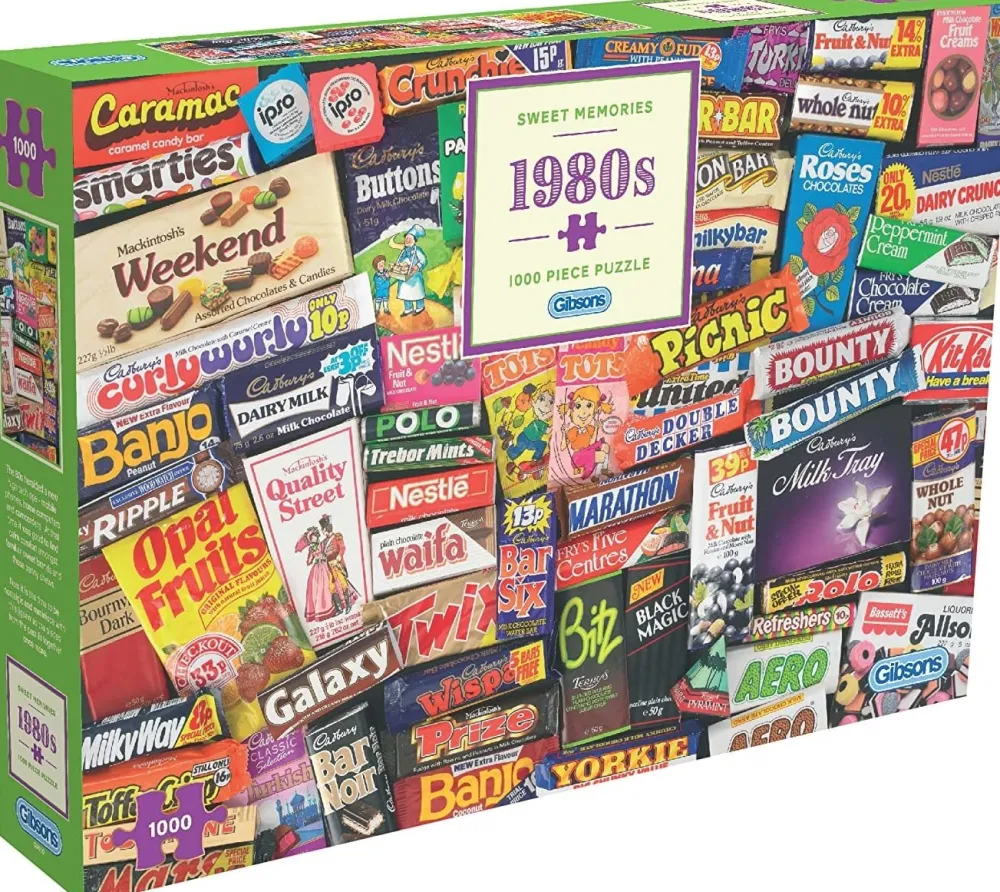 1980's Sweet Memories 1000 Piece Puzzle- Games & Puzzles