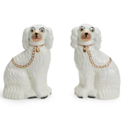 Staffordshire Dog Statues Pair- Home Accents