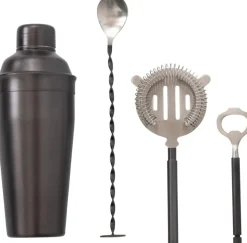 Stainless Steel Bar Set- Bar Accessories & Decanters