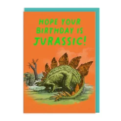 Stegosaurus Birthday Card- Greeting Cards