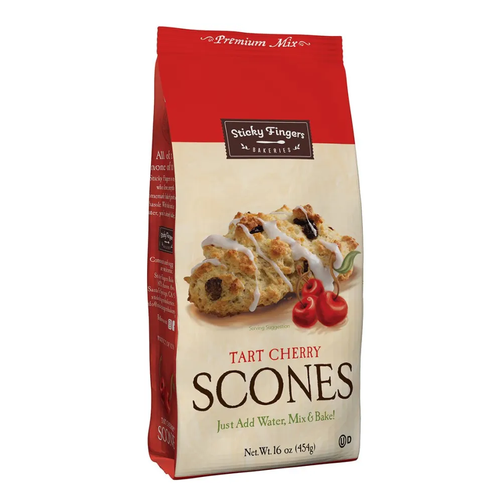 Sticky Fingers Tart Cherry Scone Mix- Desserts & Baking