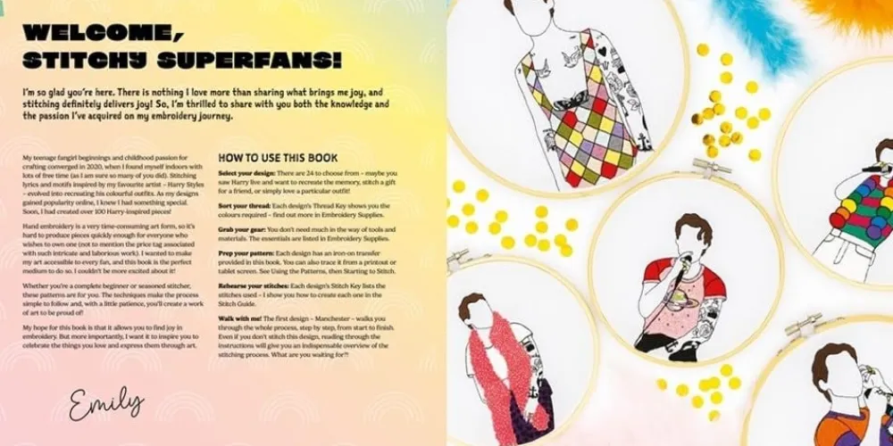 Stitch Stars: Harry Styles- Cultural Icons|Books