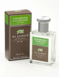 St. James of London Cedarwood & Clarysage Cologne 50ml- Men's Fragrance