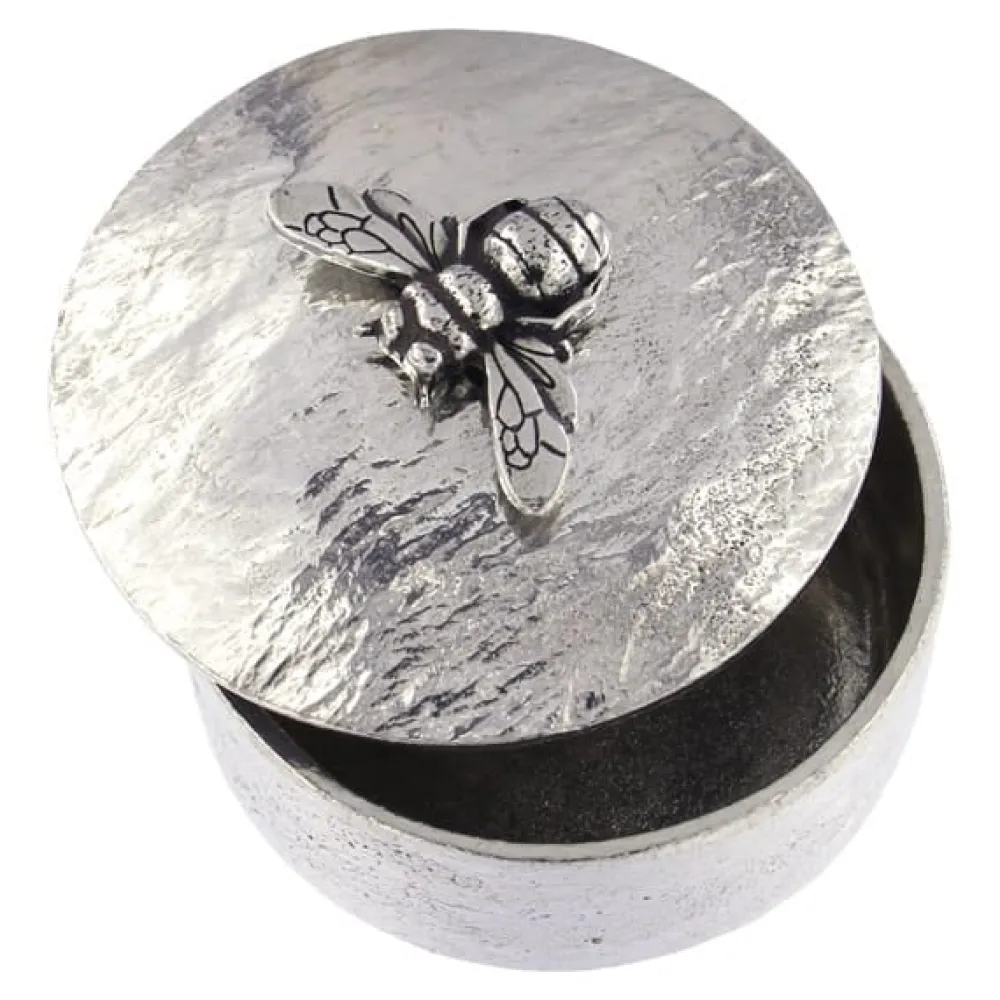 St Justin Bee Trinket Box- Pewter Gifts & Jewelry
