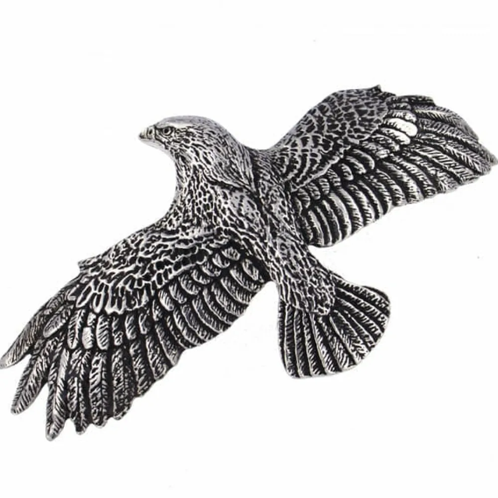St Justin Flying Eagle Hair Slide- Pewter Gifts & Jewelry