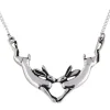St Justin Kissing Hares Necklace- Necklaces & Pendants