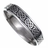 St Justin St. Justin Celtic Knotwork Bangle, Medium- Bracelets & Bangles|Pewter Gifts & Jewelry