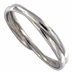 St Justin St. Justin Double Loop Bangle, Small- Bracelets & Bangles|Pewter Gifts & Jewelry