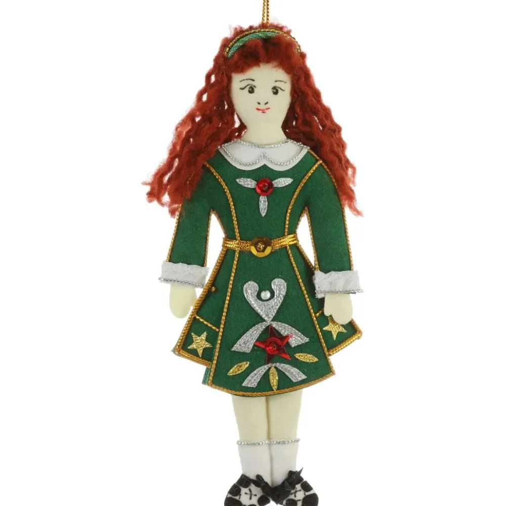 St. Nicolas Female Irish Dancer Ornament- St. Nicolas Ornaments