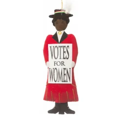 St. Nicolas Votes for Women Red Suffragette Ornament- St. Nicolas Ornaments