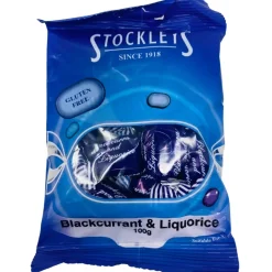 Stockley's Blackcurrant & Liquorice Bag 100g- Sweets