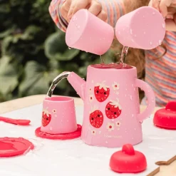Strawberry Patch Silicone Tea Set- Children's Tea Sets|Toys