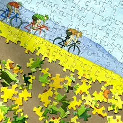 Sunflower and Bikes 500-Piece Puzzle- Games & Puzzles