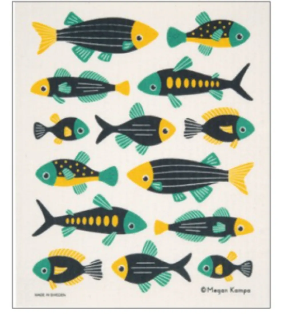 Swedish Dishcloth (Fishies)- Kitchen Tools