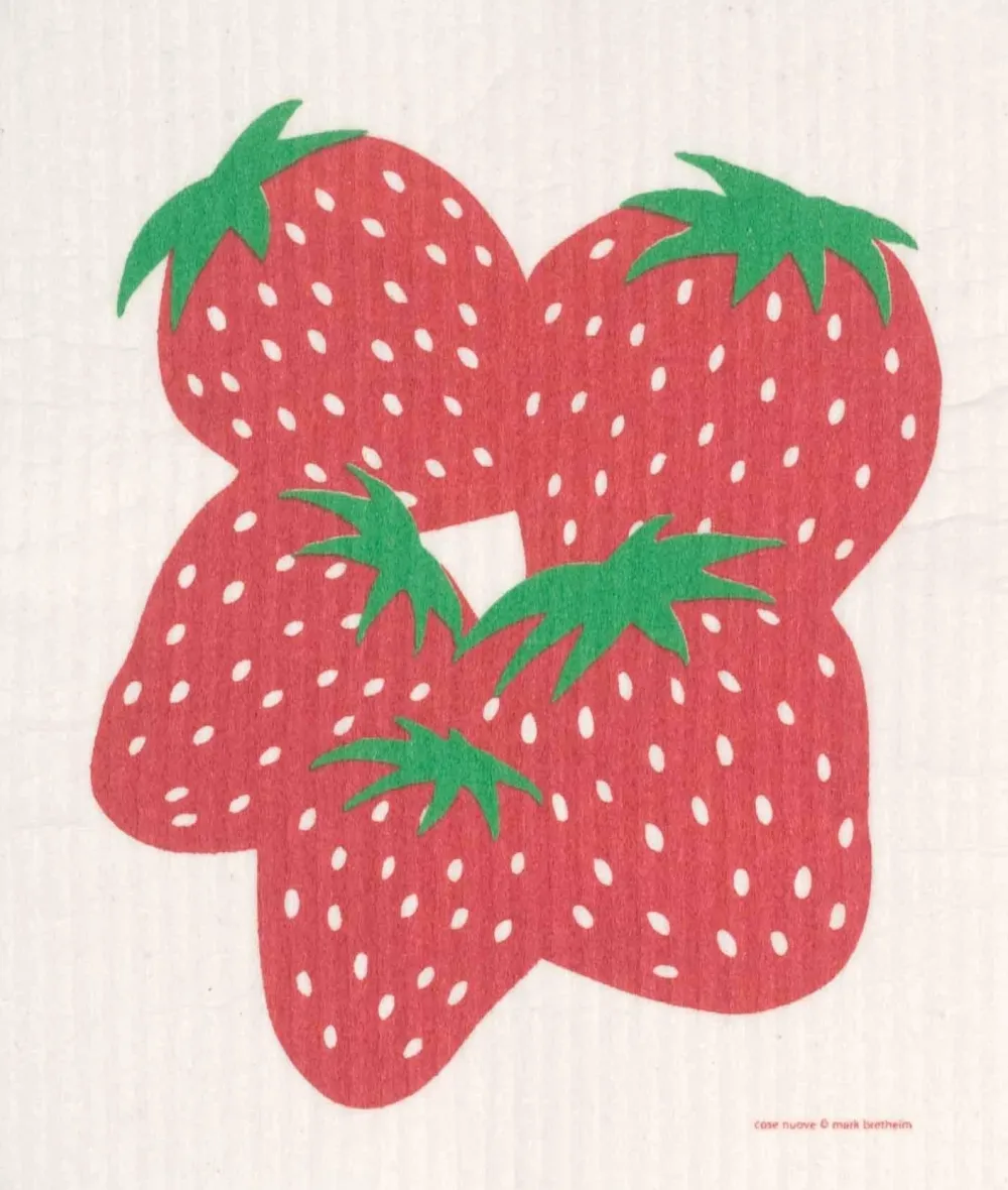 Swedish Dishcloth (Strawberry)- Kitchen Tools