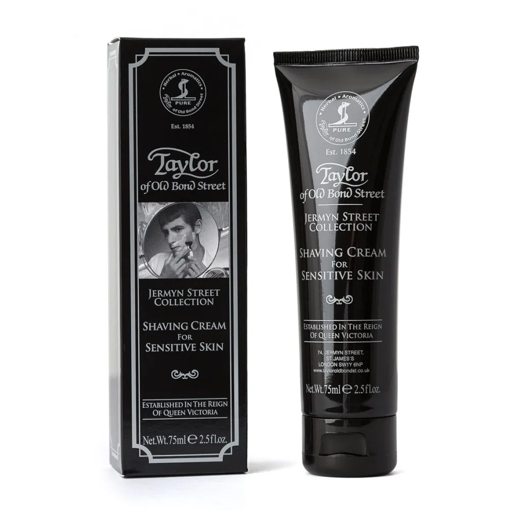Taylor of Old Bond Street Jermyn Street Luxury Shaving Cream Tube- Shaving Soaps & Cream